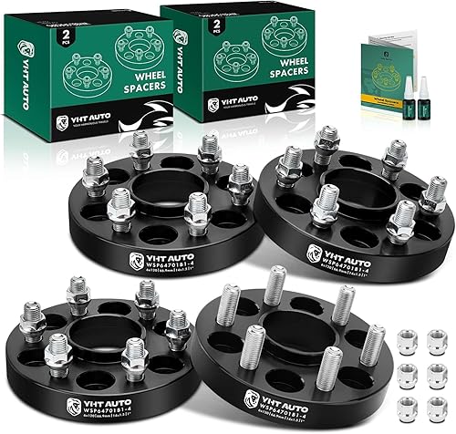 YHTAUTO Espaciadores de rueda centrados de 0.236x4.724 in de 1 pulgada para Chevrolet, GMC, Buick, Cadillac, Saab Modelos Traverse, Acadia,