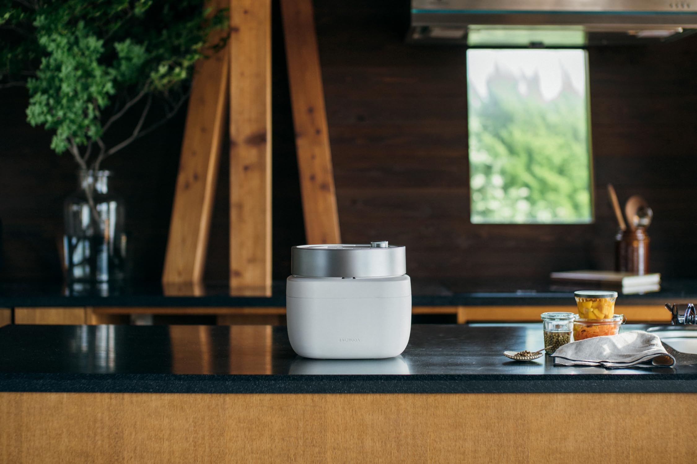 BALMUDA K08A-BK BALMUDA The Gohan (Balmuda The Gohan) 3 Cups