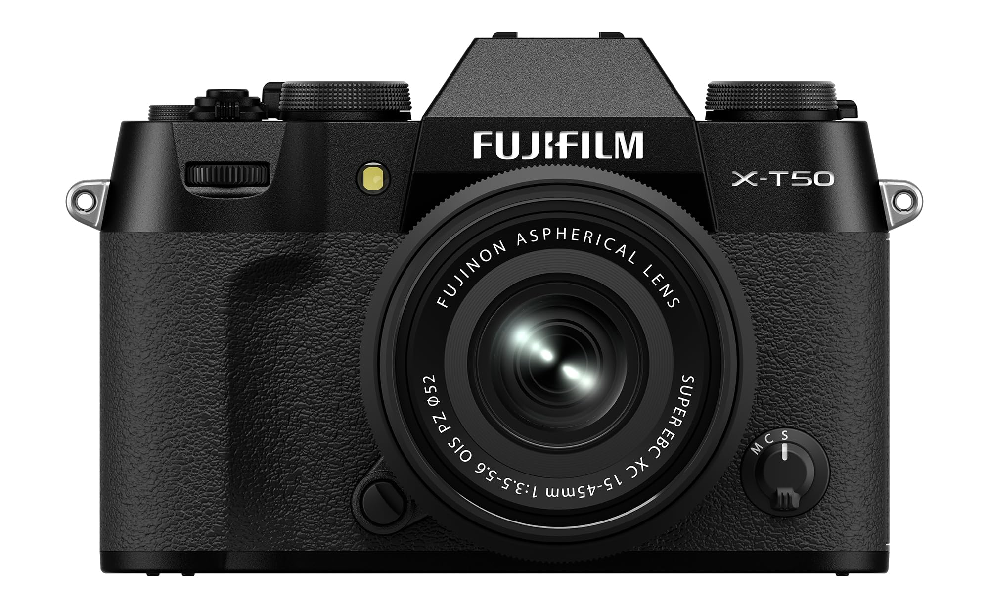 Fujifilm X-T50 Mirrorless Digital Camera XC15-45mmF3.5-5.6 OIS PZ Lens Kit - Black | 40.2MP Aps-C X-Trans CMOS 5 Hr, X-Processor 5, 6.2k/4k60p Video, Up to 7-Stop Ibis, Xc15-45mm F/3.5-5.6 Ois Pz Lens