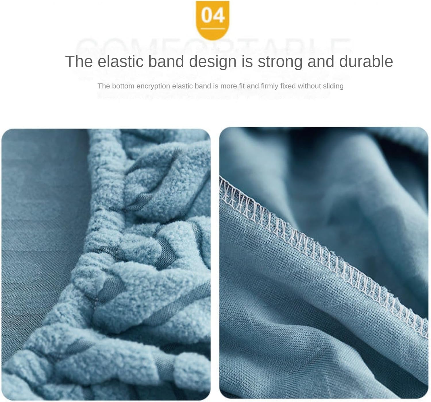 Stretch Headboard Covers for Queen King Size Bed Headboard Slipcover Jacquard Bed Head Cover Anti Slip Headboard Dustproof Protector Cover (Blue,Cal King:70.8in/180cm)