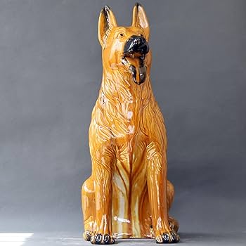 Amazon.co.jp: シェパード 陶器製 セラミックス 犬 置物 大型 本物 Amazon.co.jp: シェパード 陶器製 セラミックス 犬 置物 大型 本物