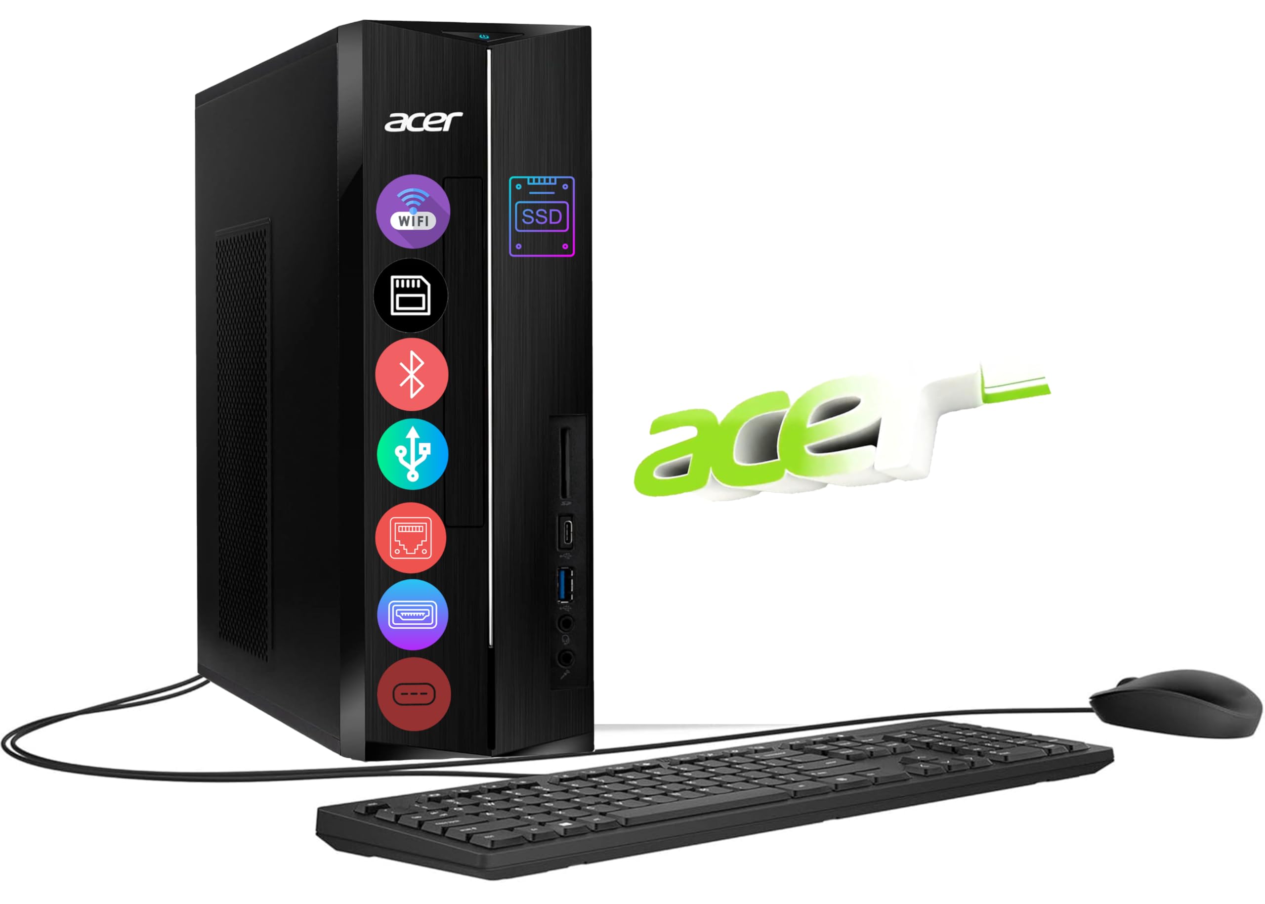 Amazon.com: Acer Aspire Desktop Tower,14th Gen Intel 10-Core i5