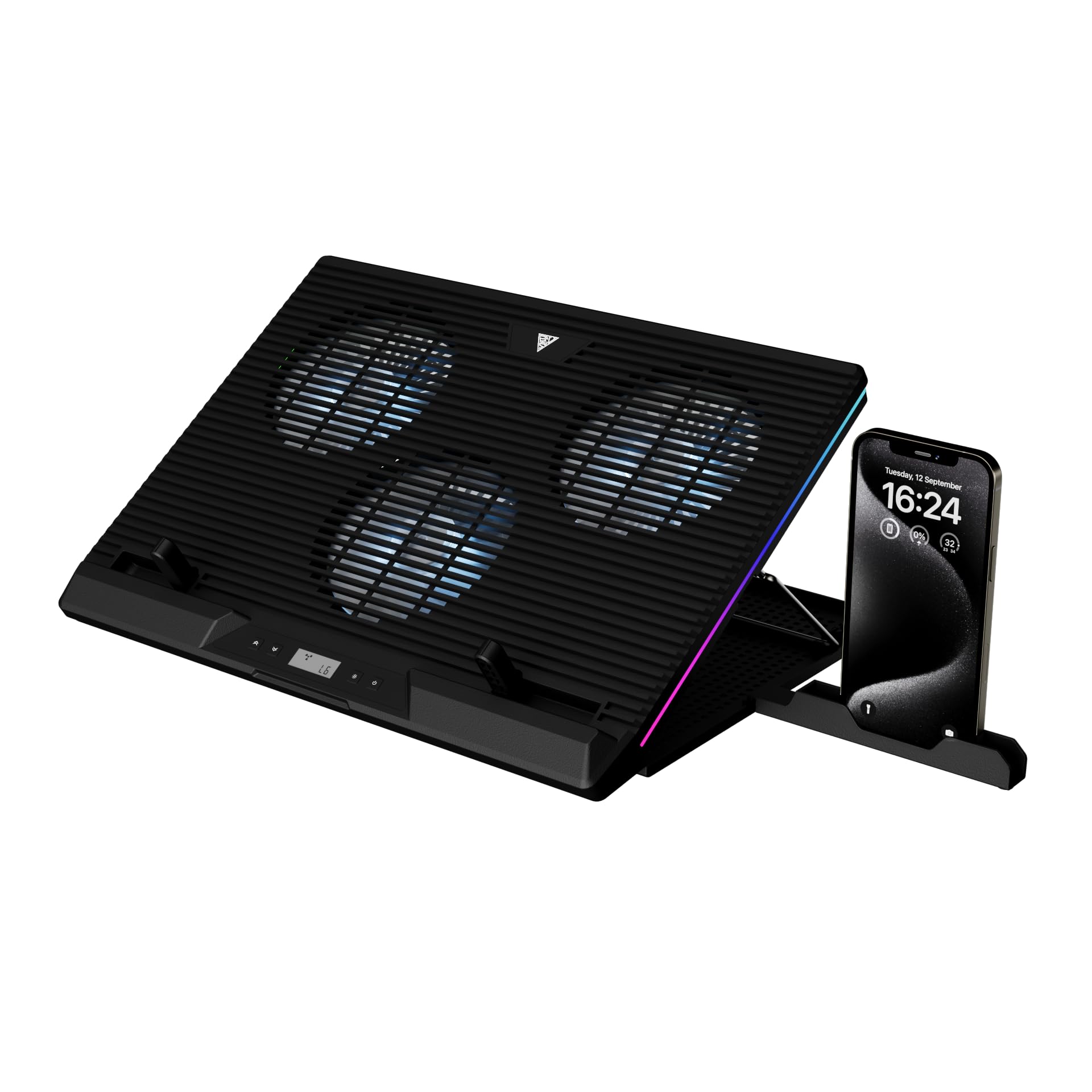 Tapis de refroidissement GAMDIAS Aether M1-7301 pour PC portable de jeu