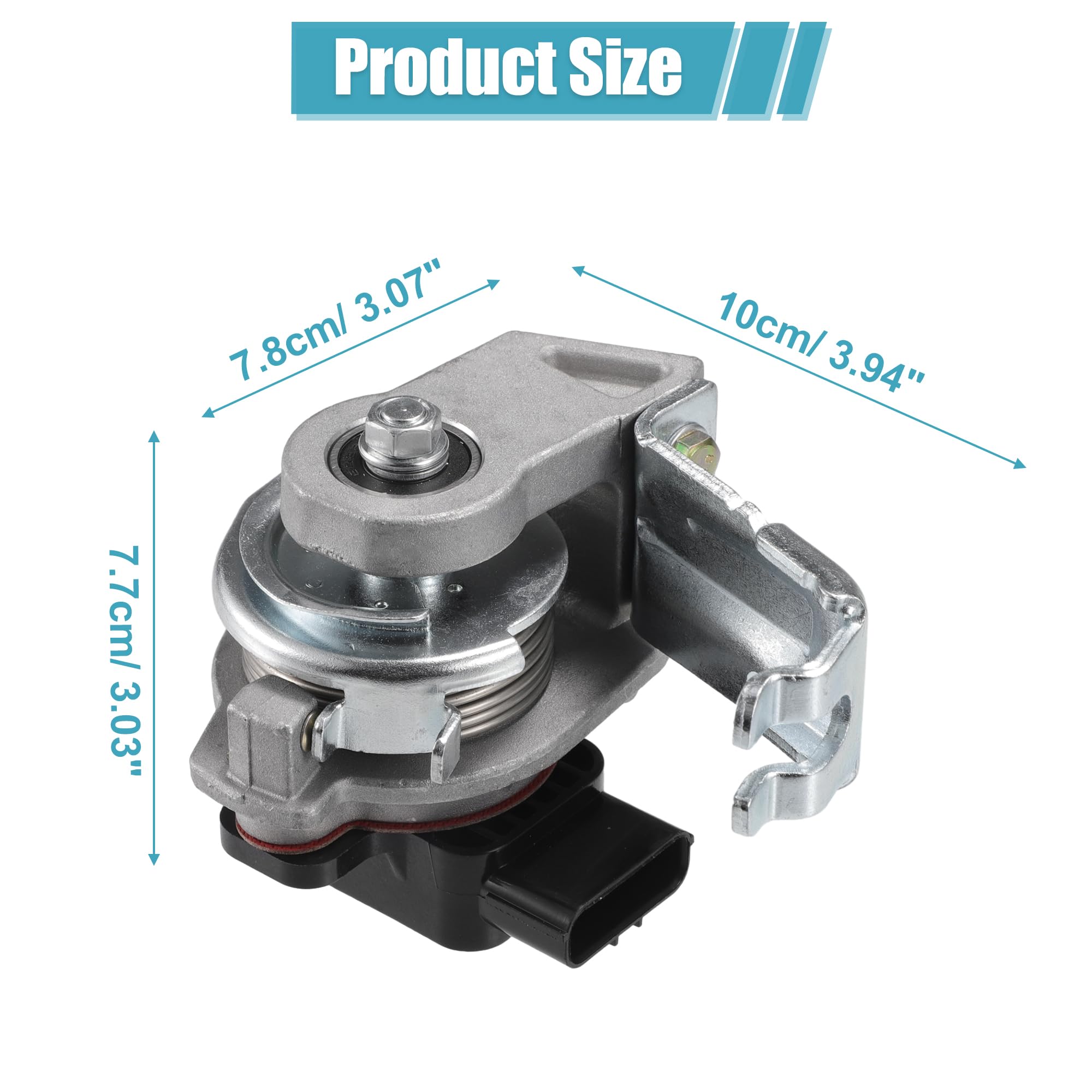 QUARKZMAN Capteur De Pédale D'Accélérateur Pour Honda TL 04-07 1pc | Noir, Argenté, Métal, Plastique, 37971RCAA01/37971RDJA01, 10x7.8x7.7cm, 6 Broches, Pour Honda, Pour Acura Tsx Mdx 2004-2007