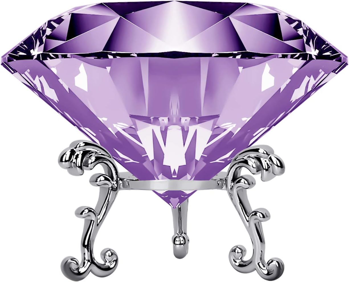 LONGWIN 50MM Cristallo Colorato Diamante Finto Per Decorazioni Matrimonio - Pesa Carte