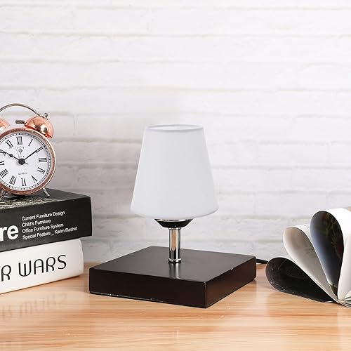 Miniatura 2 de DOITOOL Pantalla de lámpara para lámparas de mesa, pantalla de lámpara de tambor, pantallas de lámpara pequeñas de repuesto de lino natural, ajuste