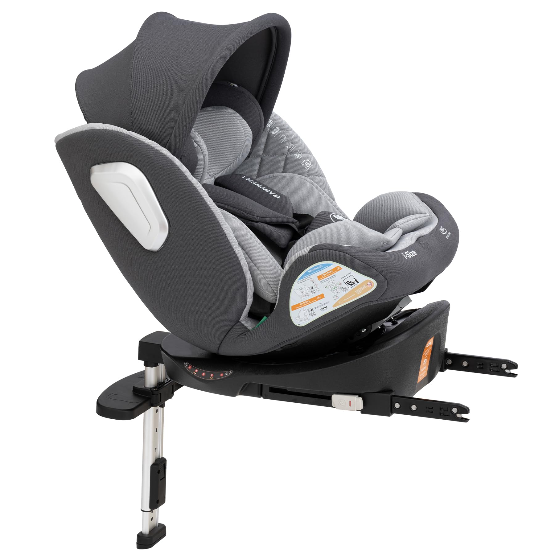 Vasacava チャイルドシート 360°回転式 ISOFIX+サポートレッグ Amazon | Vasacava チャイルドシート 新生児 isofix 回転式 360