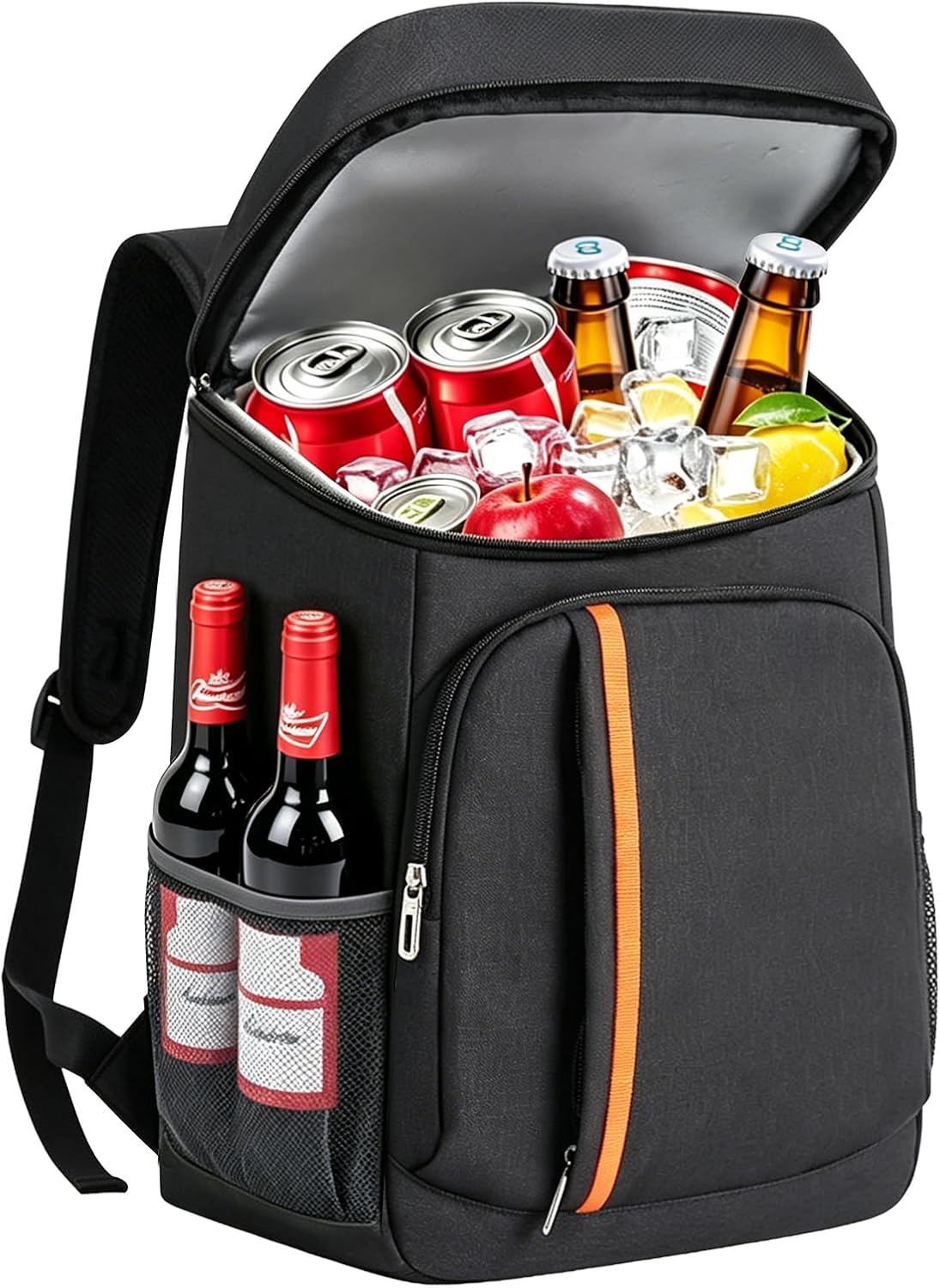 Backpack Cooler Insulated, Lightweight Leak Proof Travel Cooler Bag, Soft Waterproof Cooler Backpack for Men Women, Camping Hiking Beach Travel Picnic