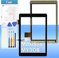 Touch Screen Panel Glass Sensor Assembly Replace Repair For AUTEL MS908
