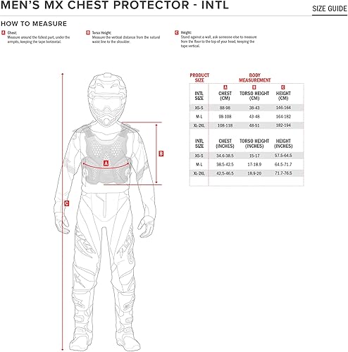 Miniatura 3 de Alpinestars A-4 Max Roost Guard, protector de pecho todoterreno para motocross, certificado CE