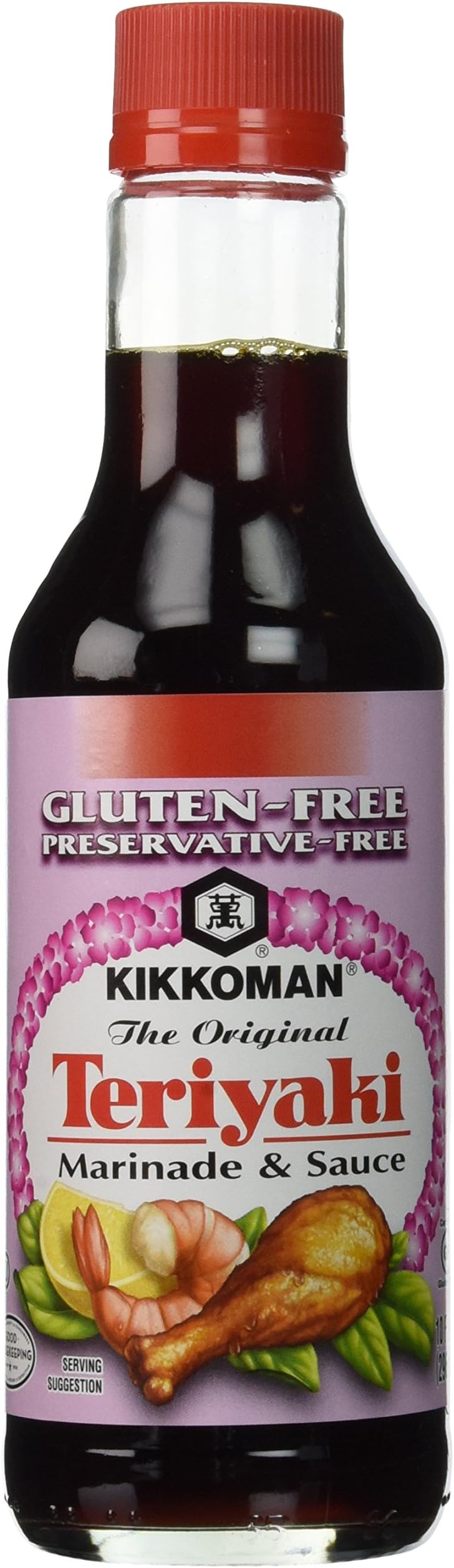 Kikkoman Gluten Free Teriyaki Sauce, 10 Ounce, one pack