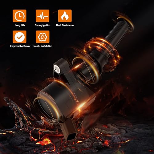 Vista 119 de OCPTY Juego de 4 bobinas de encendido compatibles con OE: UF604 C1685 apto para Mazda 3 para Mazda 5 2008-2015