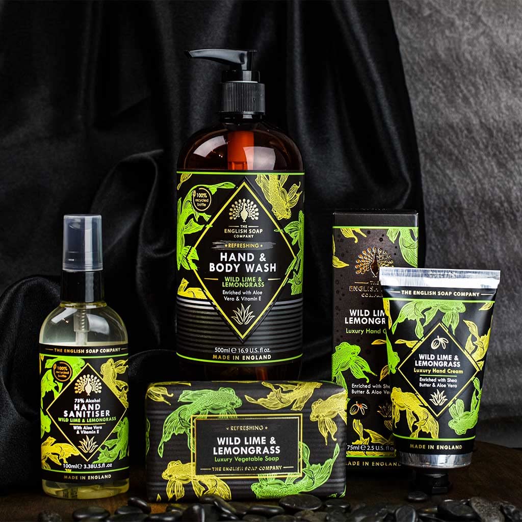 The English Soap Company Radiant Wild Lime and Lemongrass Hand and Body Wash 500ml, 500 ml (Pack of 1) - Image 3