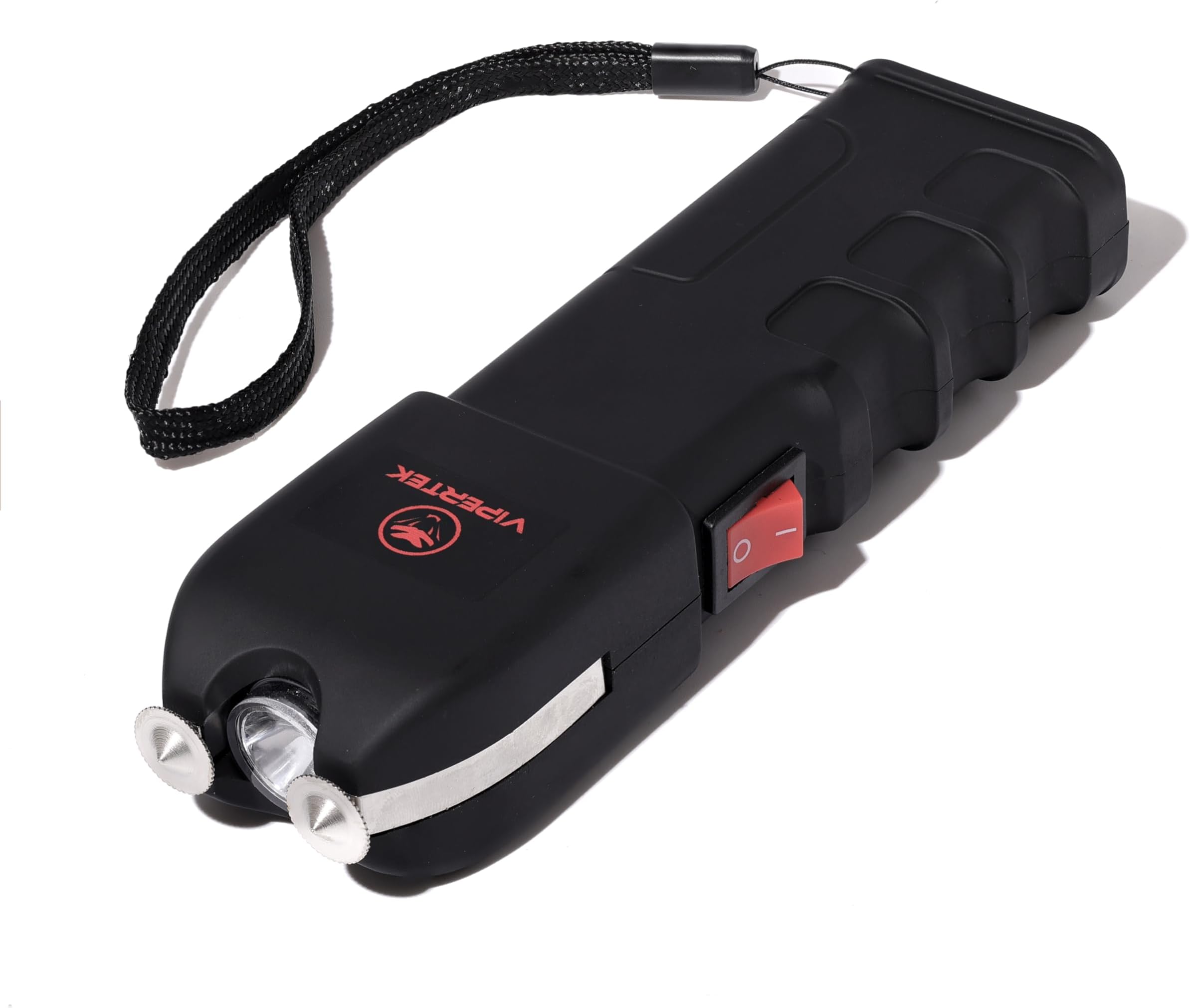 VTS-989 Stun Gun for Self Defense Rechargeable with LED Flashlight