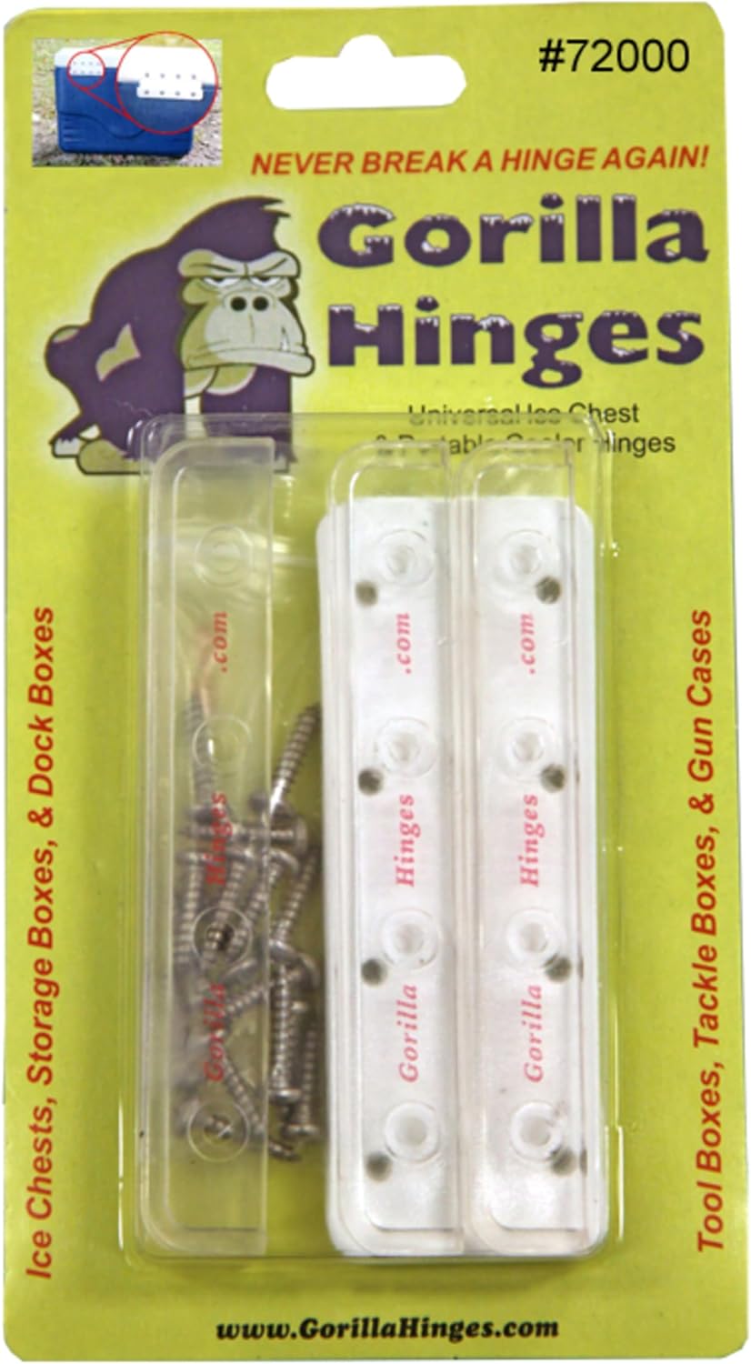 Gorilla Hinges, Cooler/Ice Chest Replacement Hinges for