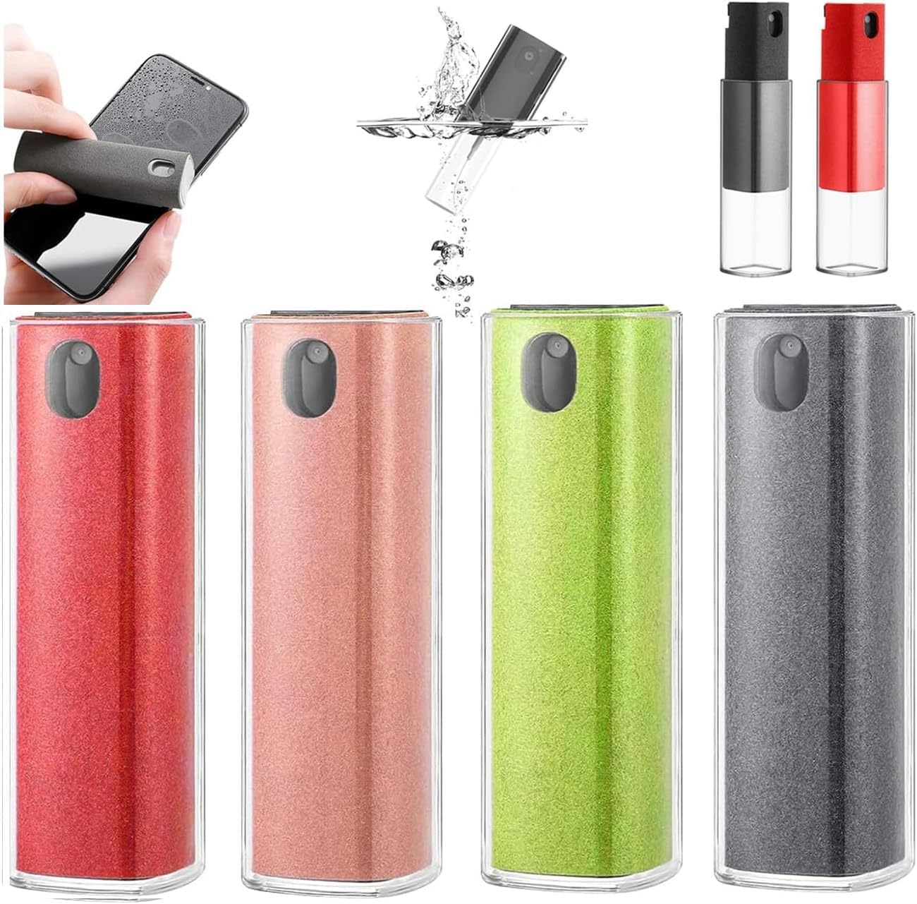 Pristine Screen Cleaner,Pristine Clean Screen Cleaner, Pristine Screens,Screen Cleaner Spray,for All Phones, Laptop and Tablet Screens (4 pcs- A)