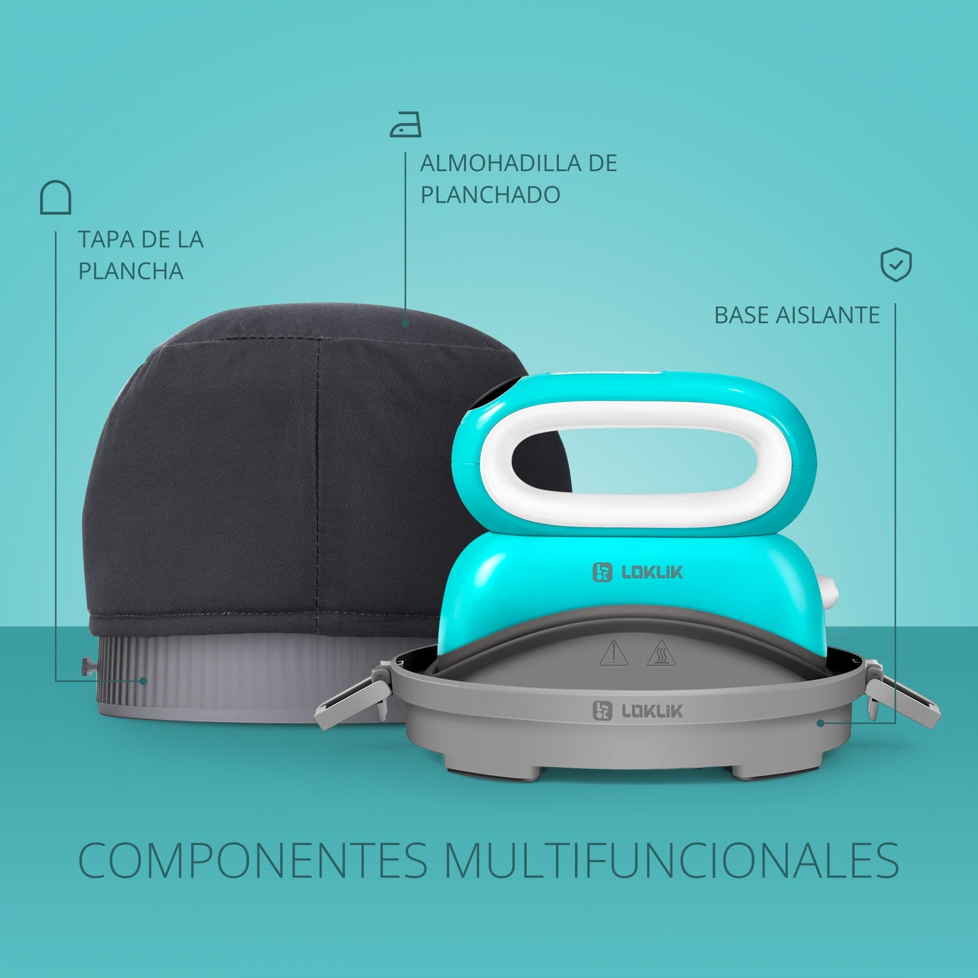 LOKLIK Impress Prensa térmica automática para personalizar gorras, sombreros de tela - prensa térmica - funciona con vinilo, sublimación, papel de transferencia térmica.