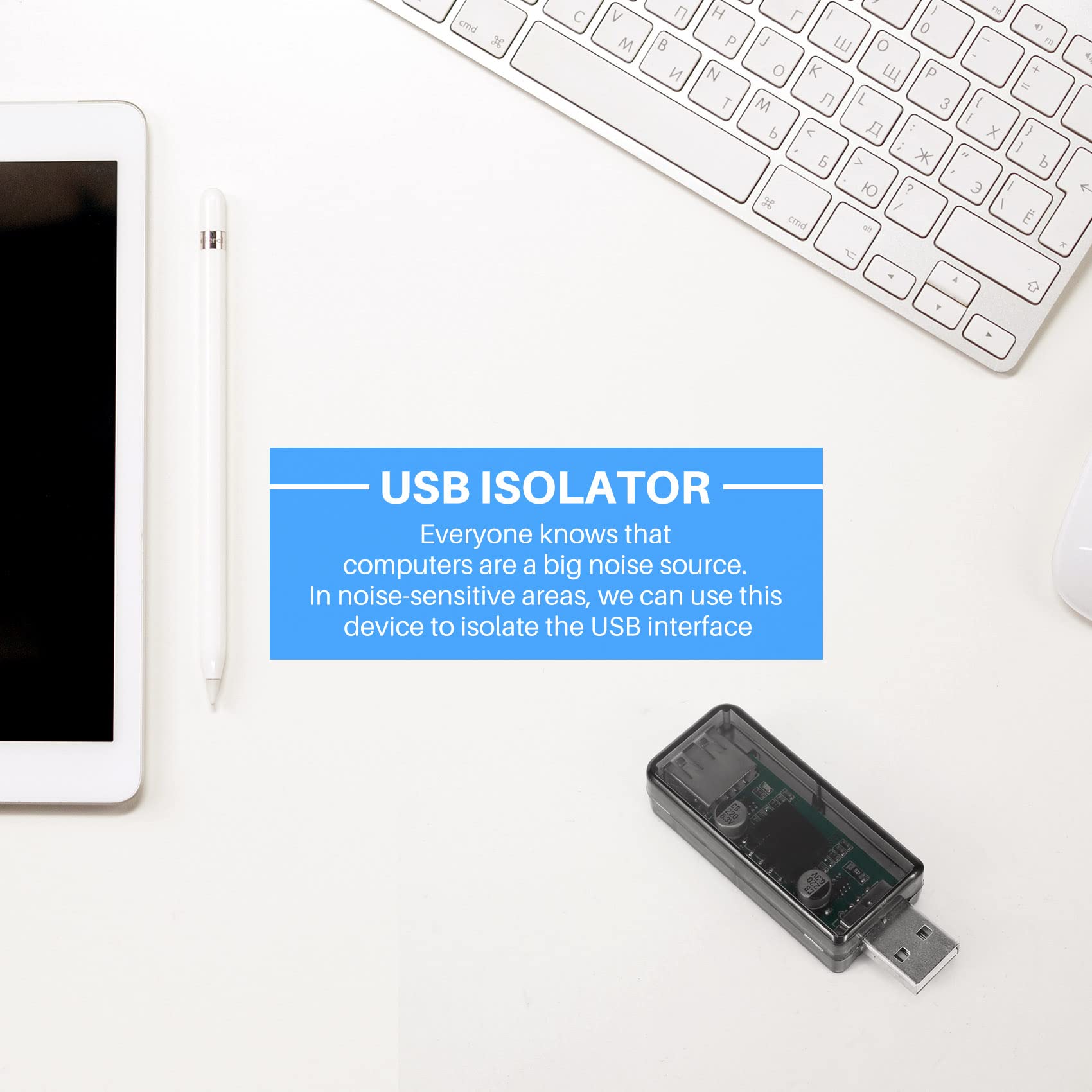 USB-Isolator-Modul Mit ADuM3160 – 5 KV Isolation, 12 Mbit/s, Für Audio, Industrie & Debugging