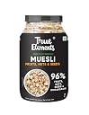 True Elements Muesli Fruit and Nuts 1kg - With Real Fruits & Almonds | Pure Wholegrain Muesli with Oats, Almonds | Real Freeze-dried fruits, Not Candied | Breakfast Cereal | High Fibre & Nutrient-Rich blend gallery image