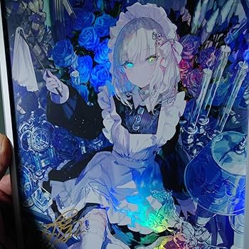 藤ちょこ先生 直筆サイン入り 特殊加工アート さいはての空、彼方の教室 藤ちょこ さいはての空、彼方の教室 直筆サイン入り オーロラ