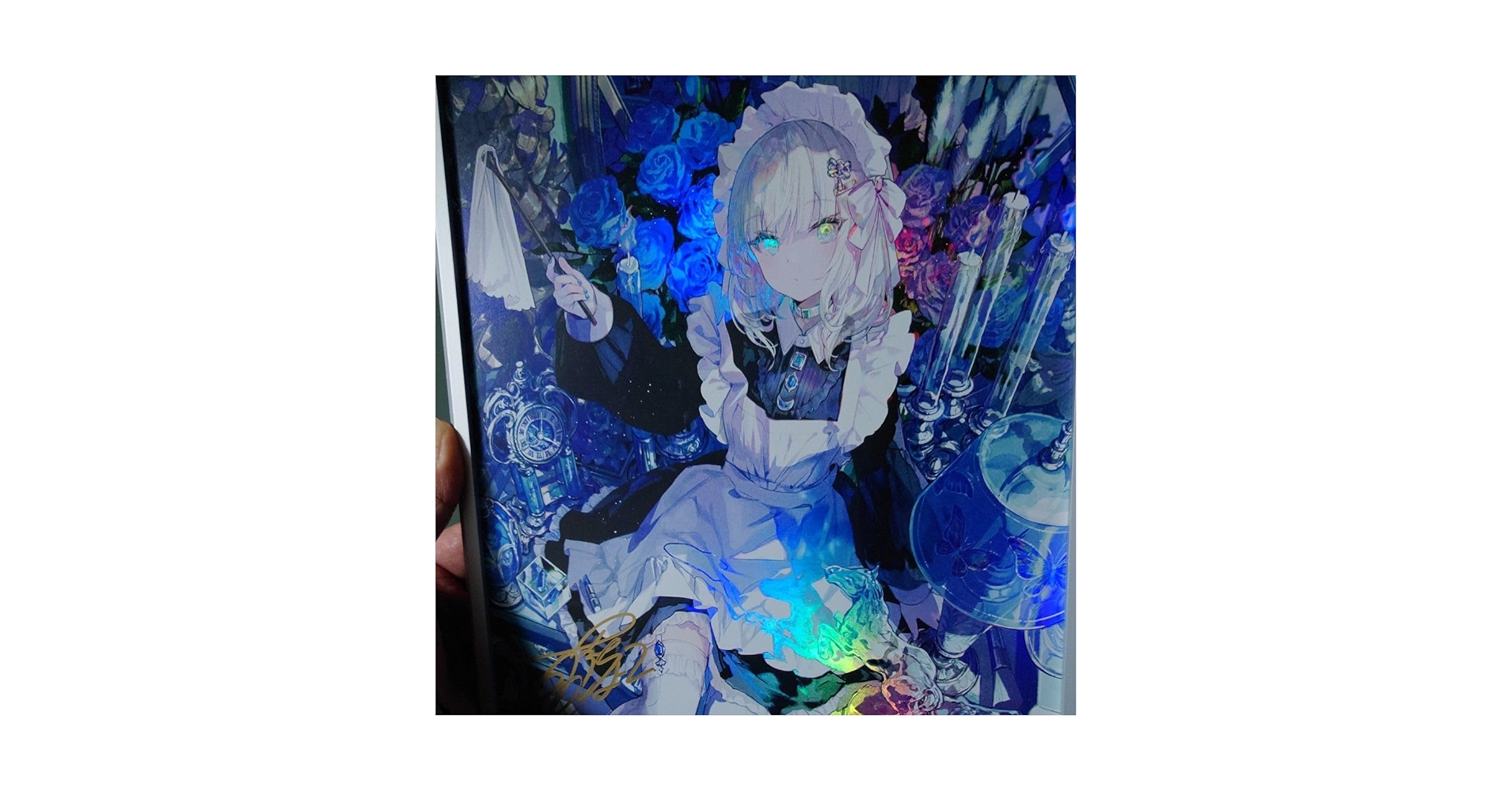 【新品】藤ちょこ 額装 直筆サイン入り オーロラアート さいはての空、彼方の教室 藤ちょこ さいはての空、彼方の教室 直筆サイン入り オーロラ