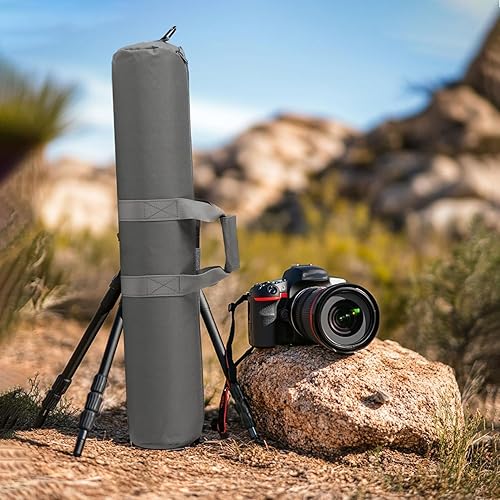 Miniatura 2 de Silfrae Bolsa de transporte acolchada para soportes ligeros, soporte de pluma y trípode