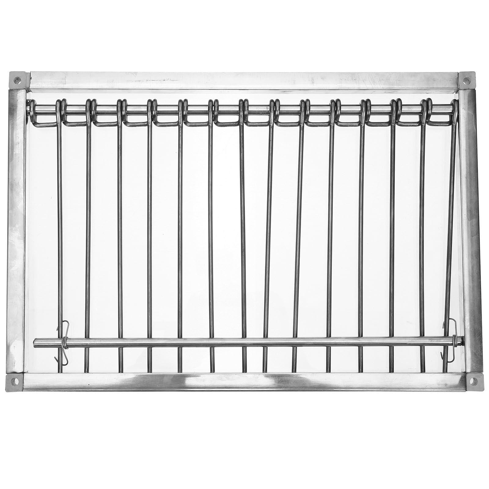 Porte cage pigeons inox installation simple et haute dureté mécanique argent