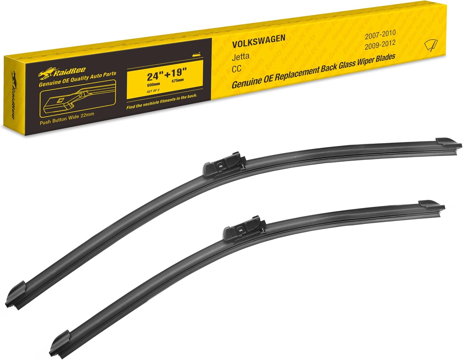 RaidBee Oem Windshield Wipers Blades Replacement for