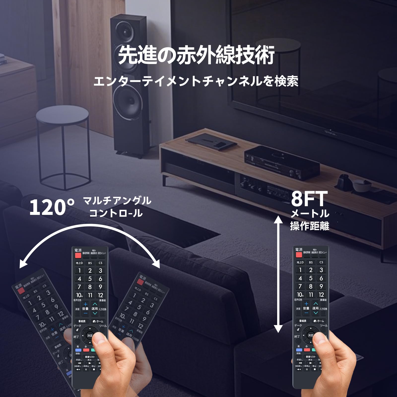 Amazon | テレビリモコン AN-52RC1 for SHARP シャープリモコン AQUOS