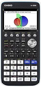 Casio fx-CG50 PRIZM® – Calculadora gráfica colorida com gráfico 3D e Python | Tela grande de alta resolução, funções básicas e avançadas | Ideal para exames, STEM, programação e matemática avançada
