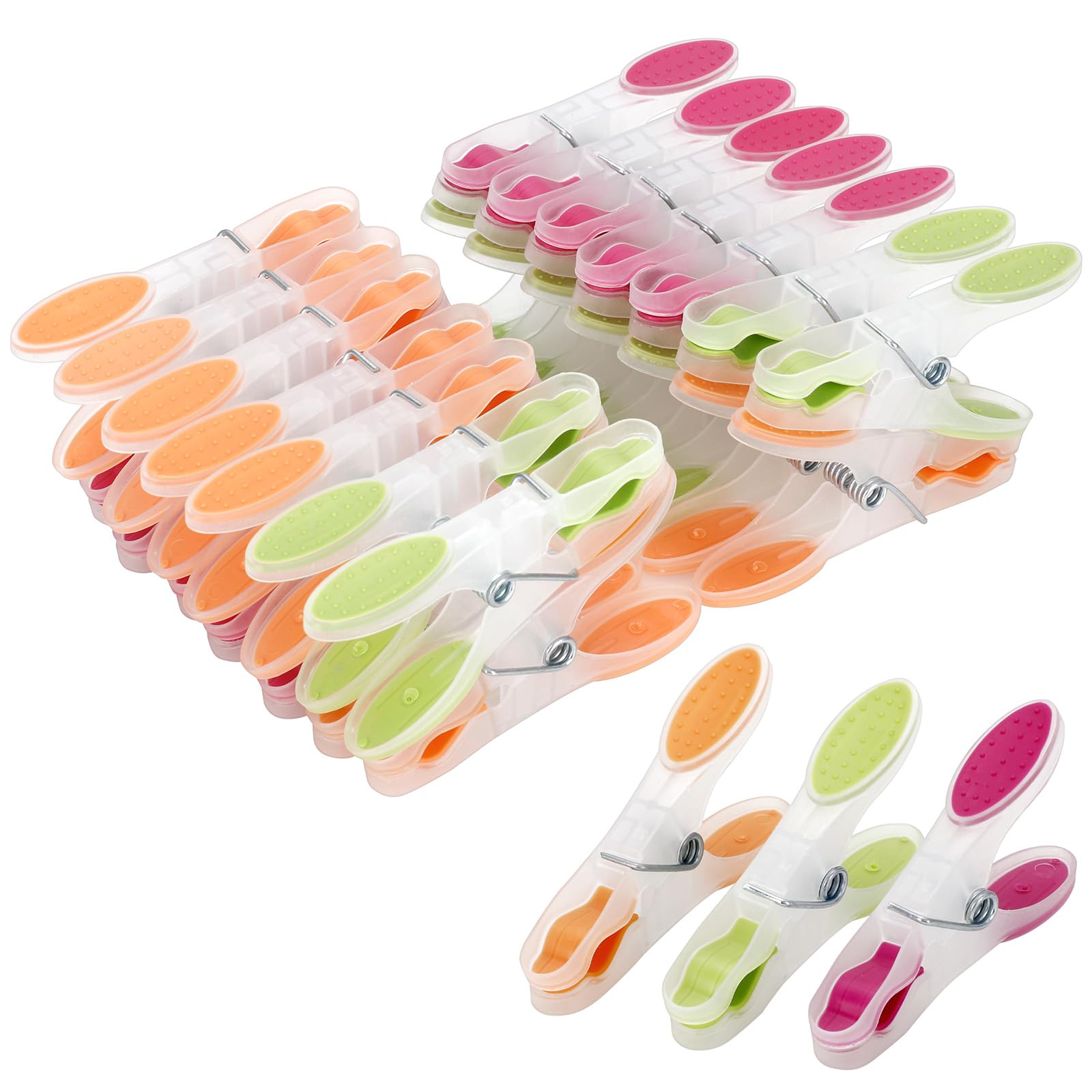 Romon Clothes Pegs, Set of 30 Multi-Colored Clothes Pins, Clothes Pegs, Ultra-Gripping Plastic Clothes Pins for Outdoors, Towels, Underwear and Clothes-image-27
