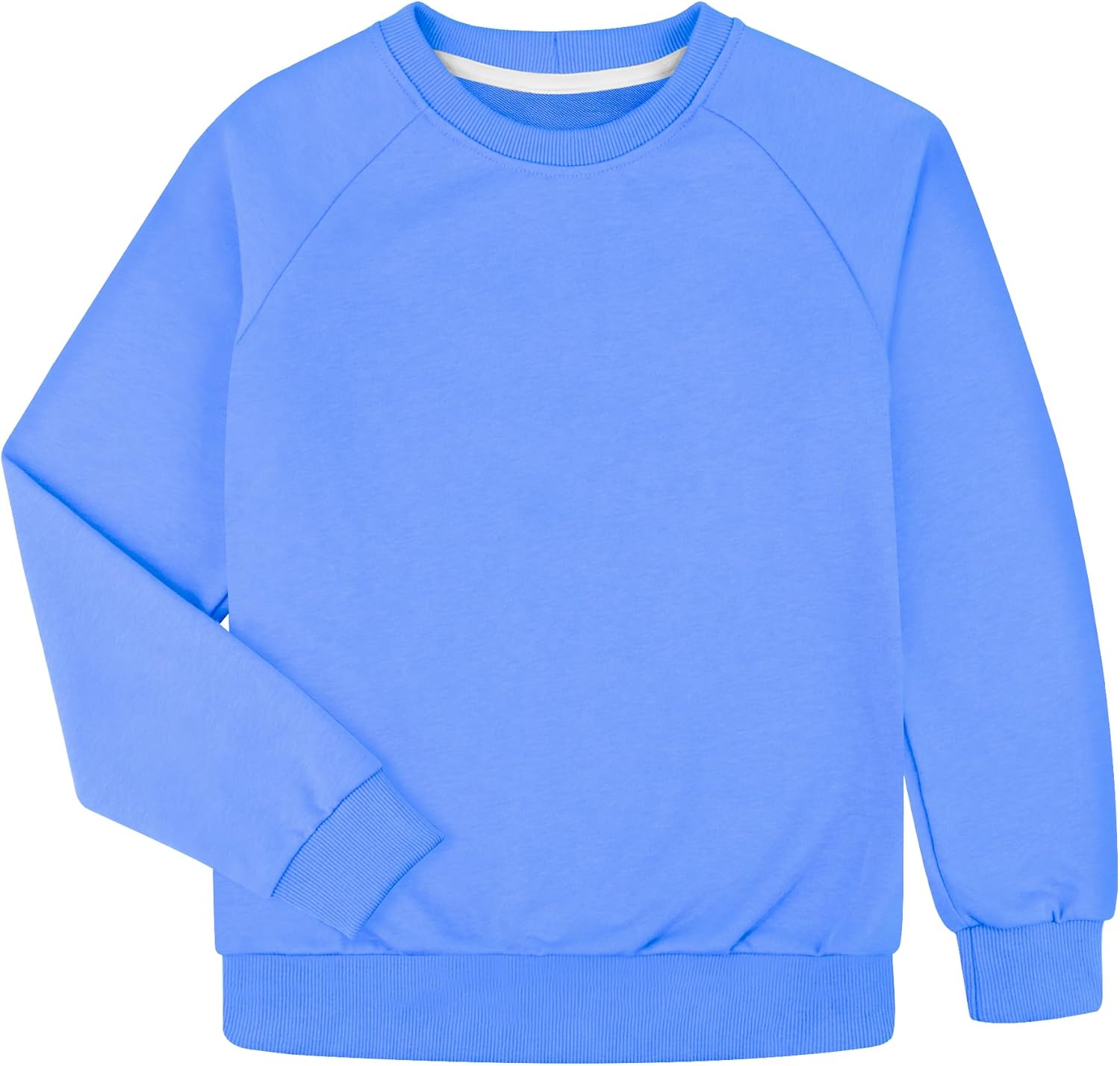 BIG ELEPHANT Boys Crewneck Sweatshirt – Cotton Long Sleeve Pullover for Kids, Toddler to Teen, School and Everyday Wear