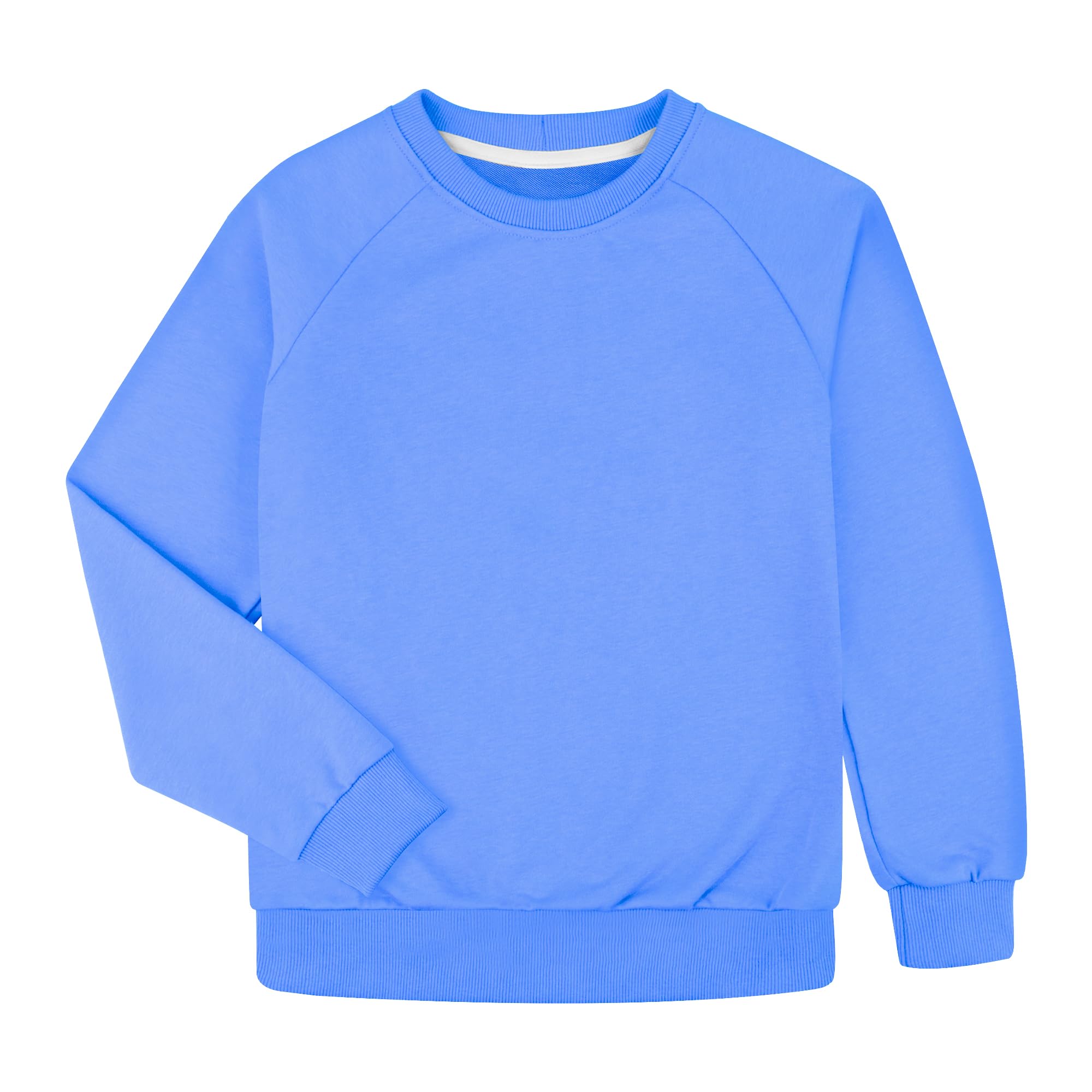 Boys Crewneck Sweatshirt – Cotton Long Sleeve Pullover for Kids, Toddler to Teen, School and Everyday Wear