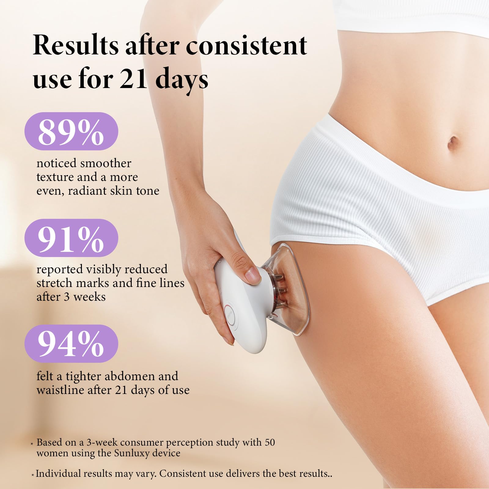 SUNLUXY Body Sculpting Machine, 3-in-1 Portable Massager, Electric Body Sculptor with 3 Adjustable Functions, Skin Tightening, Cupping Therapy & Red Light for Belly, Waist, Arms, Legs and Face