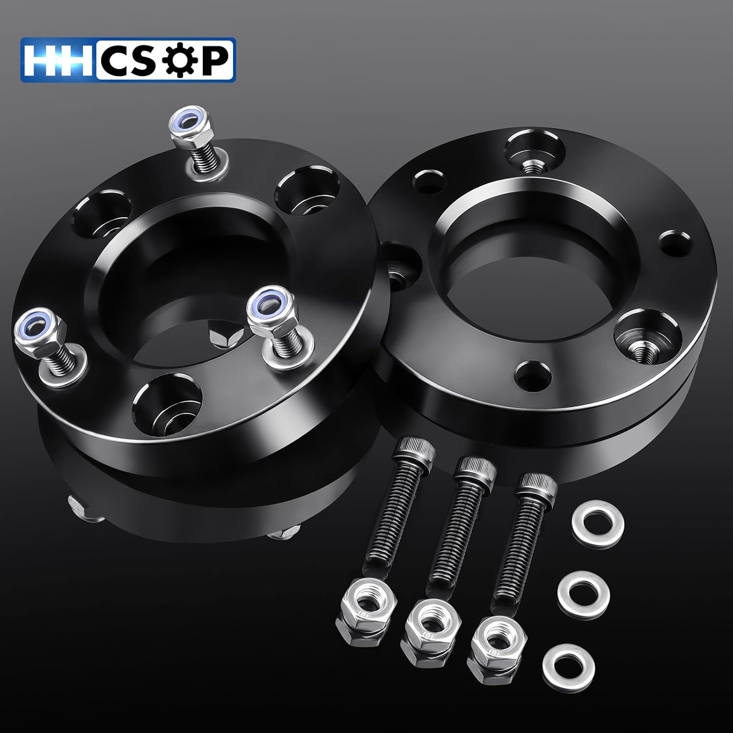 HHCSOP 1.5" Front Leveling Lift Kit for 2004-2026 Ford F150 2WD 4WD, 2003-2018 Ford Expedition, 2005-2008 Lincoln Mark LT, 1.5 inch Front Strut Spacers