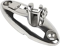 Vista 2 de Bimini top Deck Hinge 316 Stainless Steel Bimini Top Hardware Deck Side Mount Quick Release Fittings Marine Bimini Top Parts for Boats with Screws