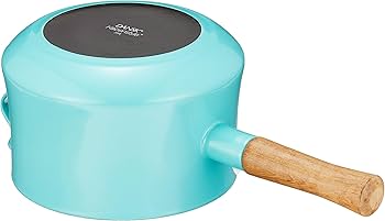 新品☆未使用　DANSK ターコイズ片手鍋 木製ハンドル付き１８センチ深型 Amazon｜DANSK ダンスク コベンスタイル 片手鍋 18cm 2.2L IH対応