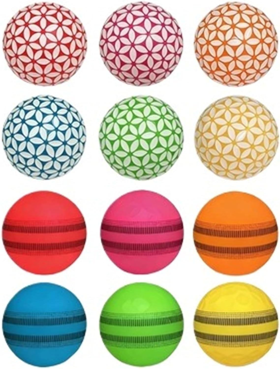 Compatible Double Layer Sakura Golf Balls 12Pcs for Ladies