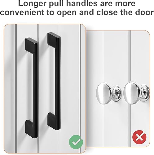 Miniatura 4 de Yaheetech Kitchen Pantry Storage Cabinet 41 H Freestanding Pantry Cabinets with Doors and 6 Adjustable Shelves Farmhouse Pantry Cupboard for Kitchen