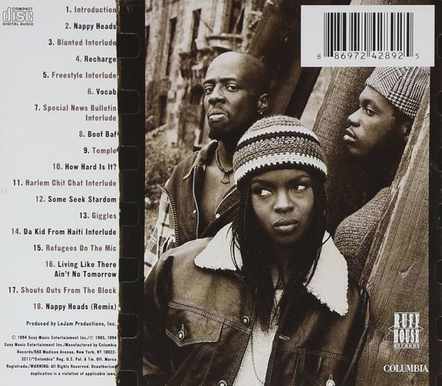 洋楽 Fugees - Blunted On Reality 71Jvh8Y27mL._UF894,1000_QL80_.jpg