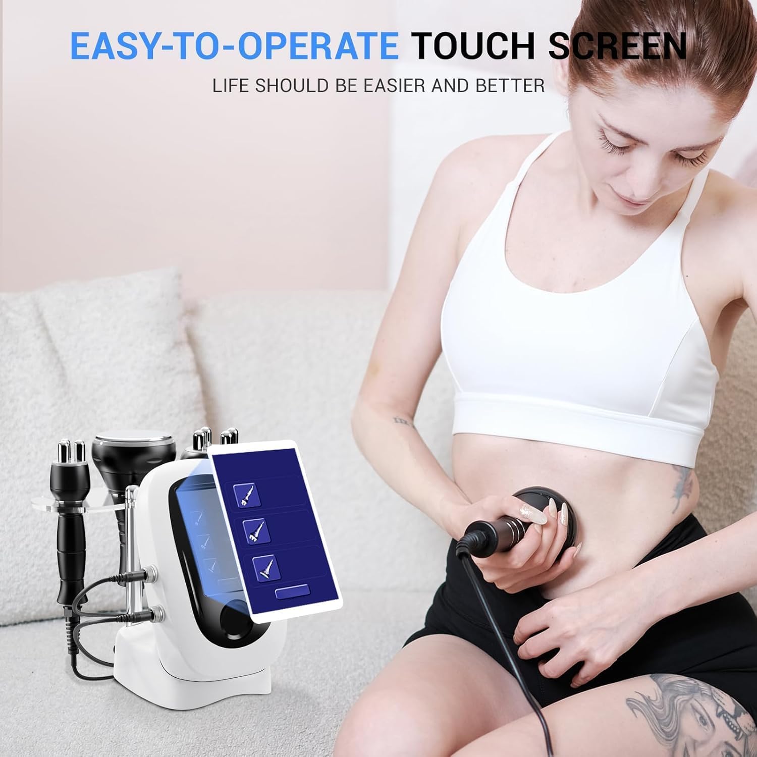 Cellulite Massager Body Sculpting Machine Handheld Cordless Cellulite Remover Suitable for Fat, Hip, Belly, Neck, Leg, Arm - Image 4