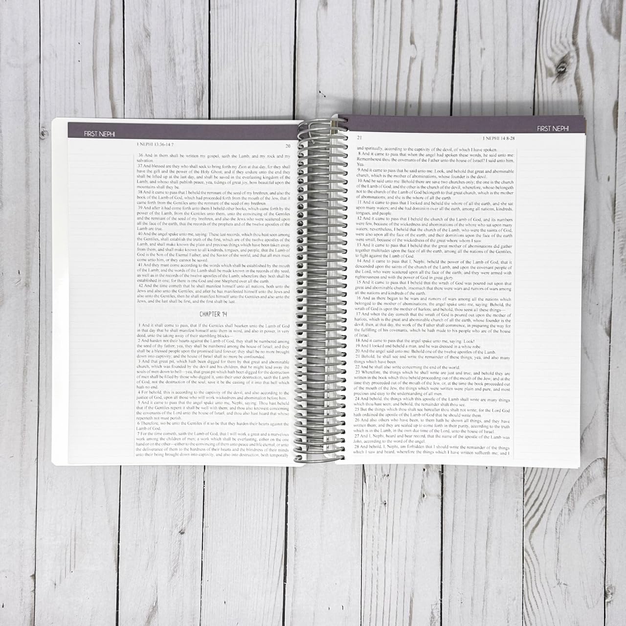 Spiral Bound Book Of Mormon For Women Come Follow Me