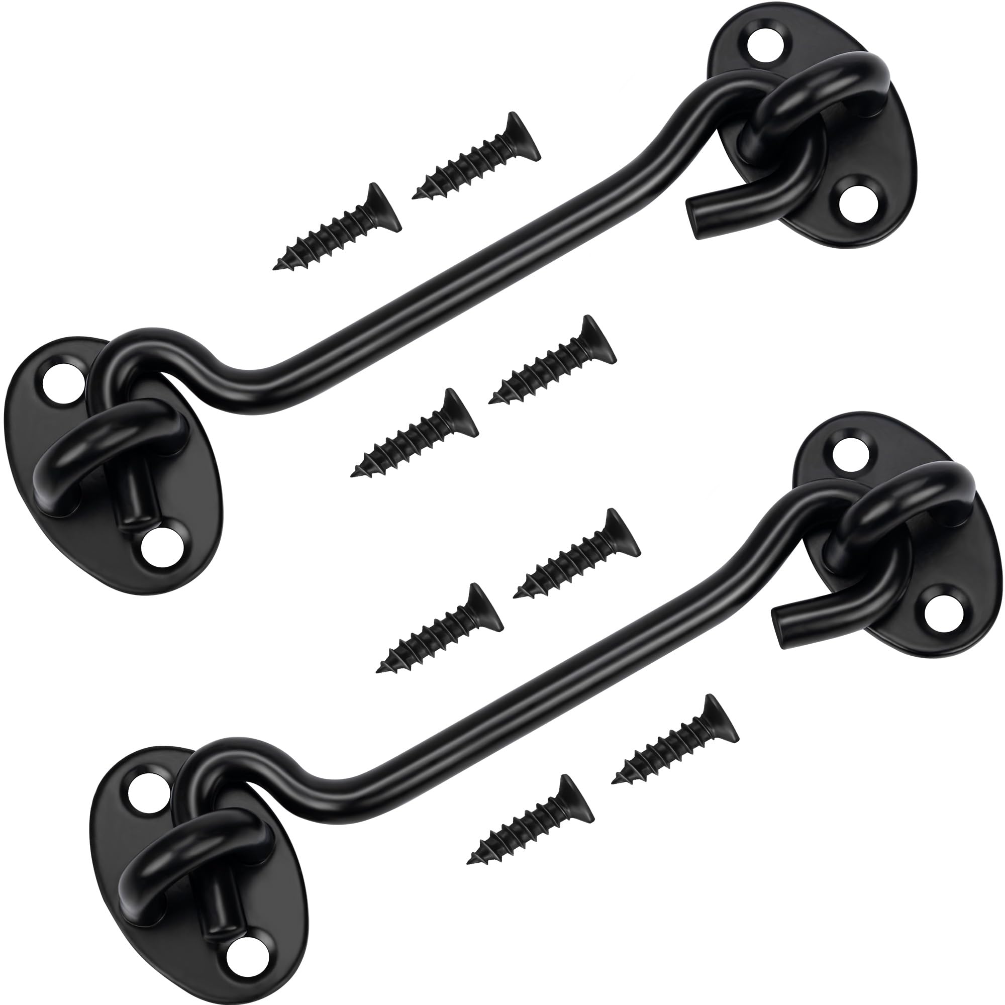 Loquet de porte de grange Rainspire anti-ouverture pour armoires et fenêtres