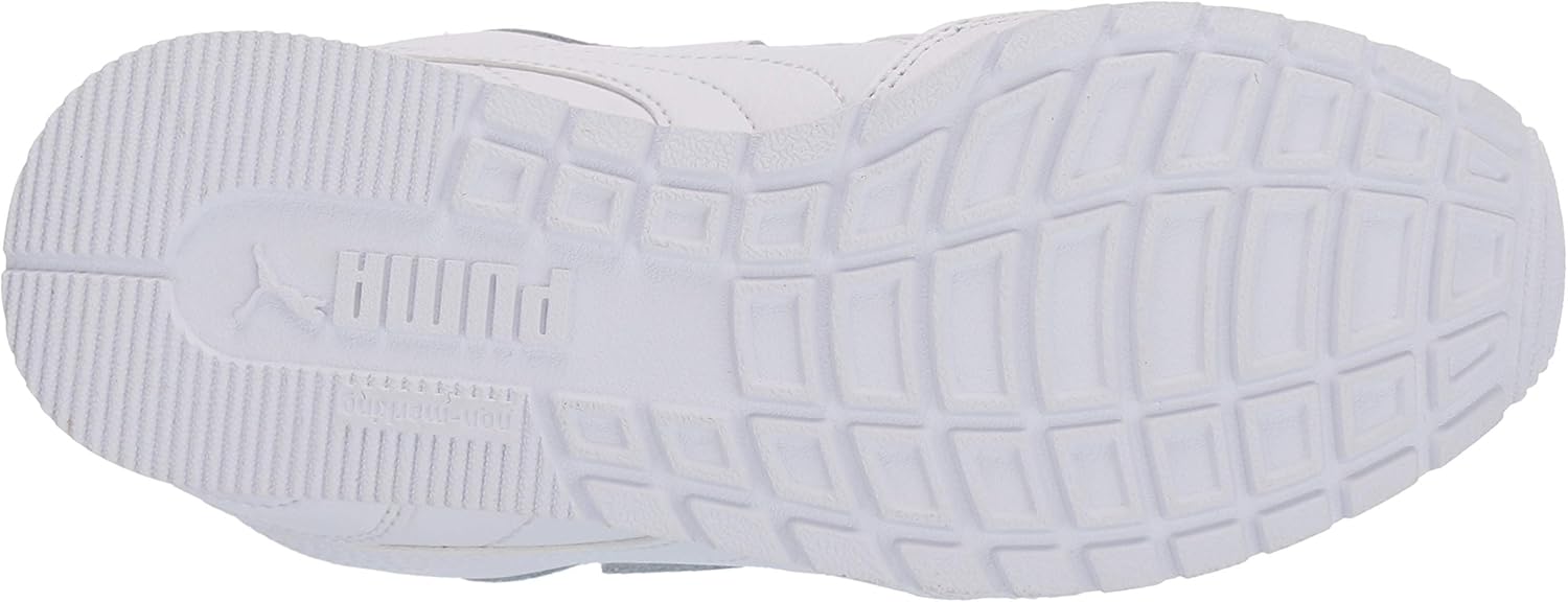 PUMA Unisex-Child ST Runner Hook and Loop Little Kid Sneaker Toddler (1-4 Years) 4 Toddler Puma White-gray Violet