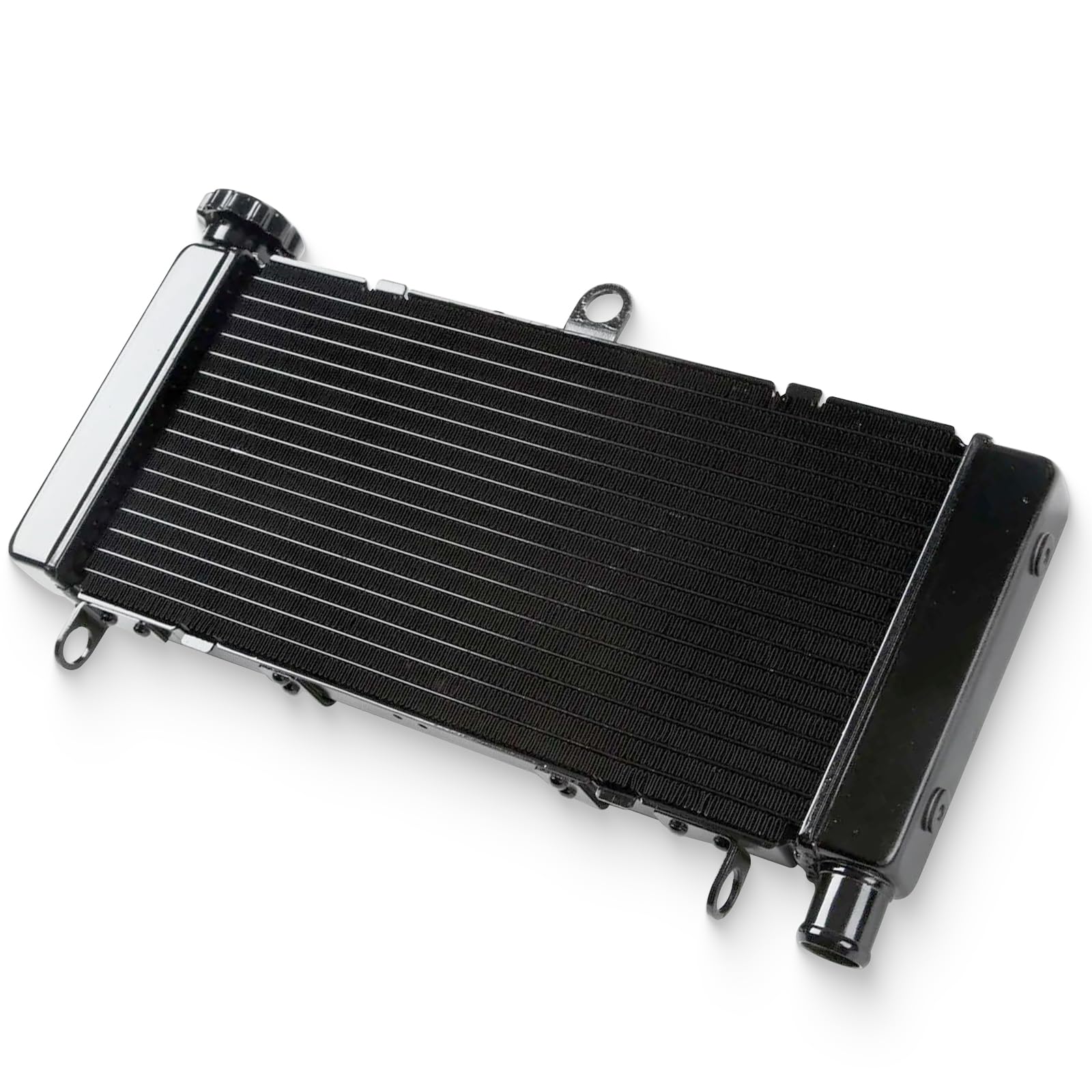 Radiatore Raffreddamento Motore Moto per Honda CB600F HORNET 600 1998-2006, Nero