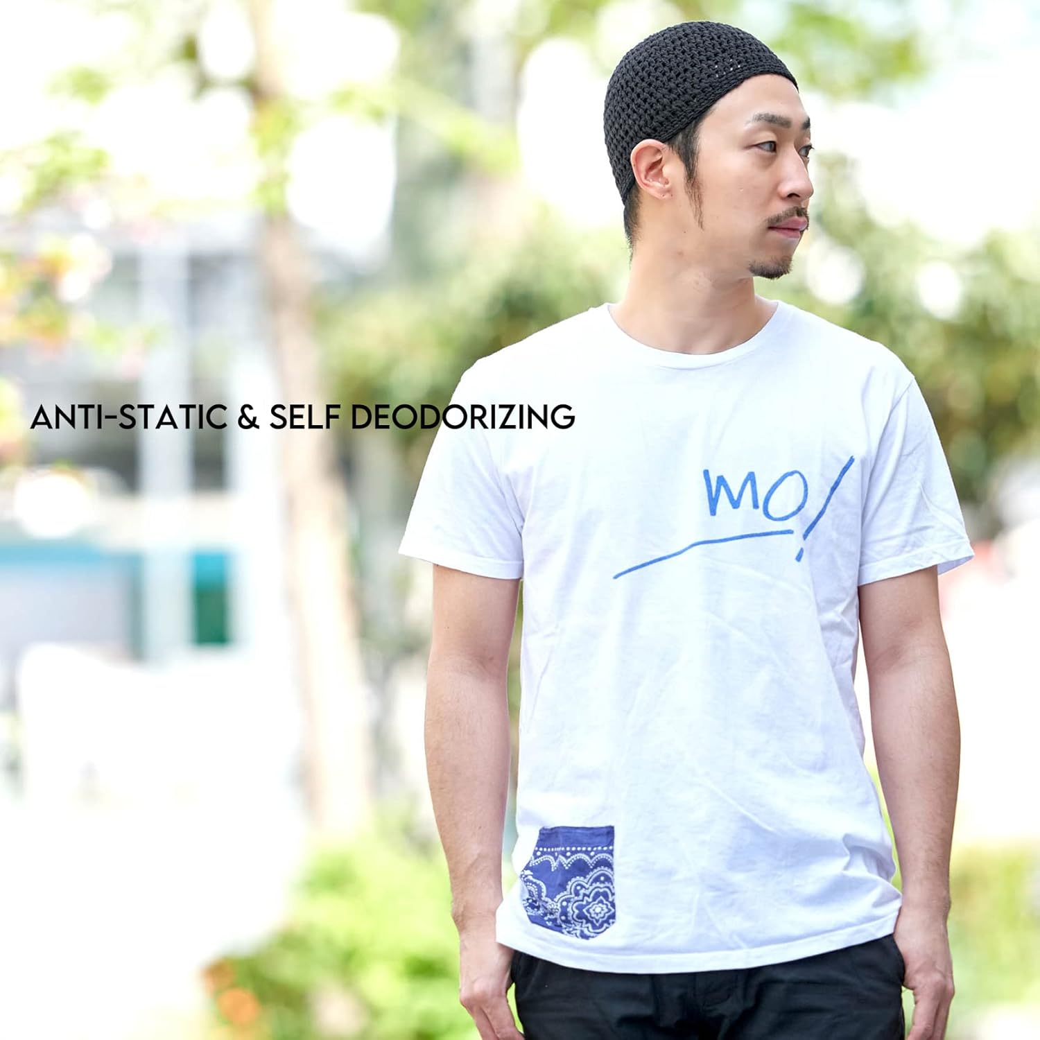 Mens Cotton Beanie Skull Cap - Crochet Kufi Prayer Hat Knit Sensitive Skin Chemo - Image 6