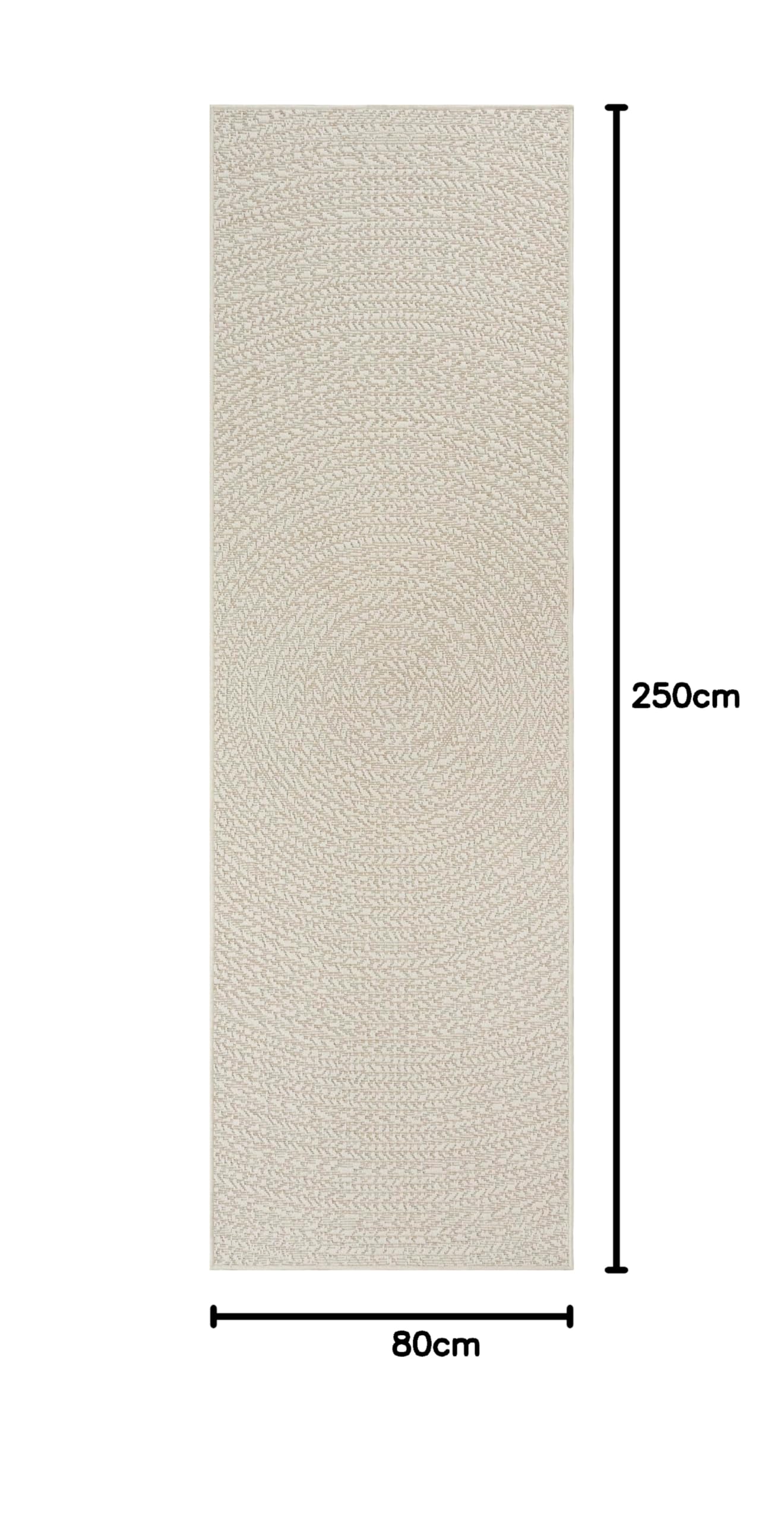 the carpet Kansas Outdoor Teppich – Wetterfester Indoor & Outdoor Teppich im Jute-Look für Balkon, Terrasse, Garten… – Ansicht 2