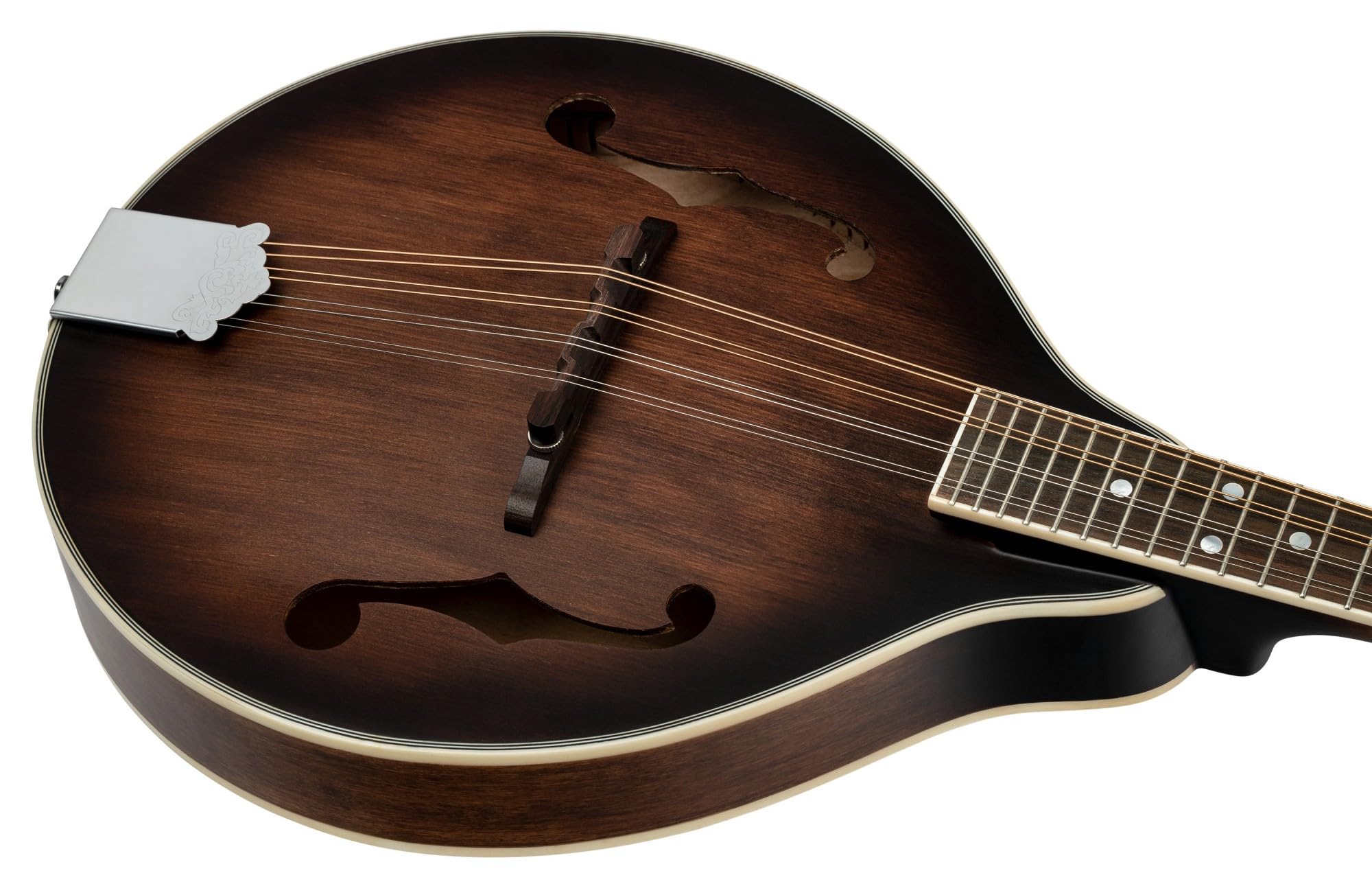 Ortega Guitars Mandoline Style A Acoustique – Ouïes en F – Série Americana – Épicéa/Érable, Marron (RMA30-WB)