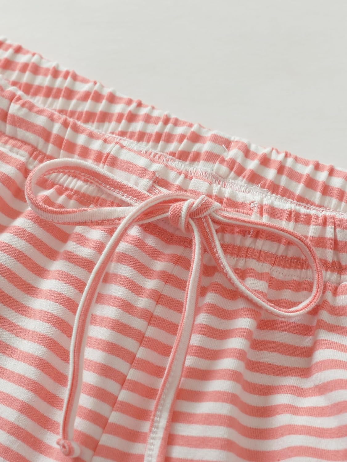 Latuza Women's Petite Pajama Pants Petite Size Cotton Striped Pj Bottoms - Image 3