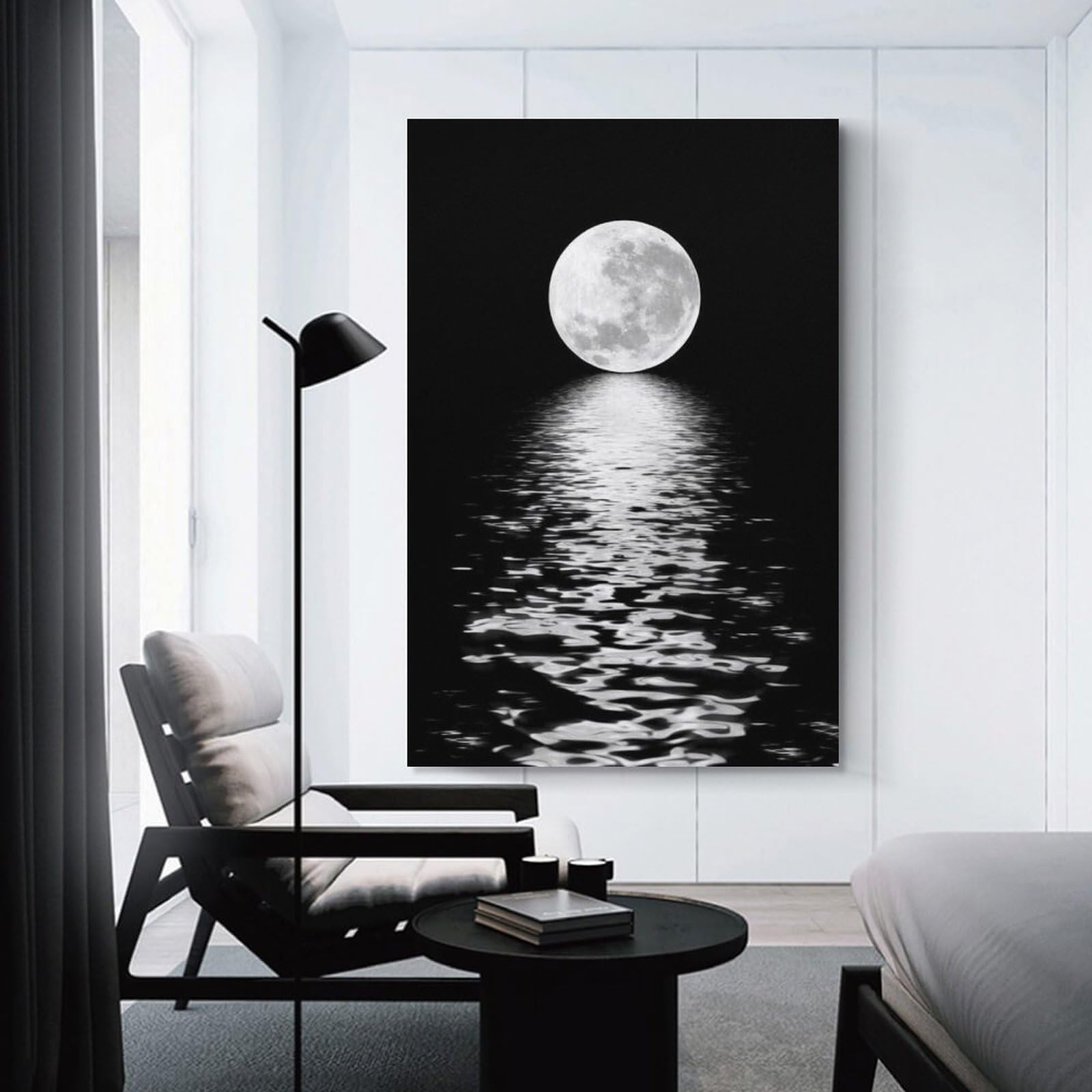 キャンバス プリントアート 本を読む人 額付き 絵画 インテリア